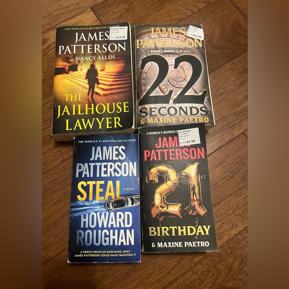 James Patterson Book Lot